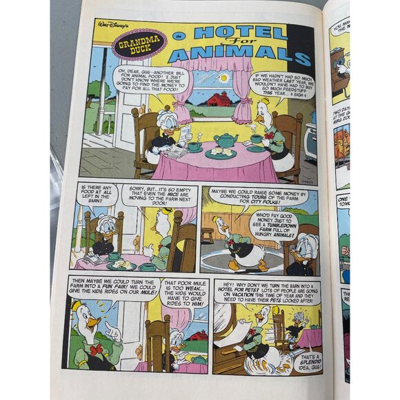Walt Disneys Comics and Stories 548 June 1990 Huey Dewey & Louie Bagged Boarded - Picture 6 of 6